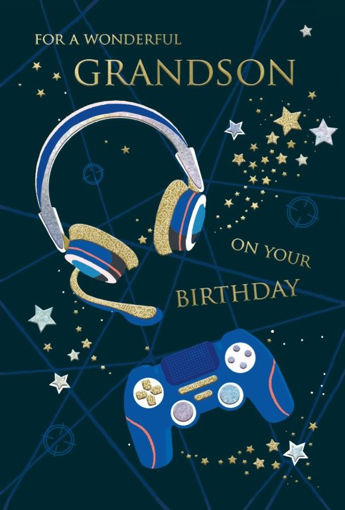 Picture of FOR A WONDERFUL GRANDSON BIRTHDAY CARD
